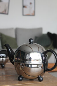 Заварочный чайник Bredemeijer Cosy в стальном корпусе, 0.9л, черный