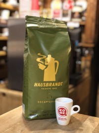 Кофе в зёрнах "Hausbrandt - Decaffeinato", без кофеина, 1кг, Италия